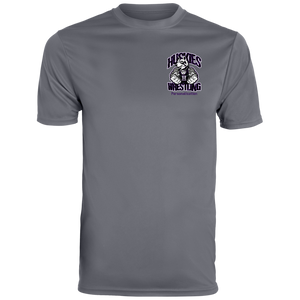 Wrestling-Purple-text 790 Augusta Men's Wicking T-Shirt