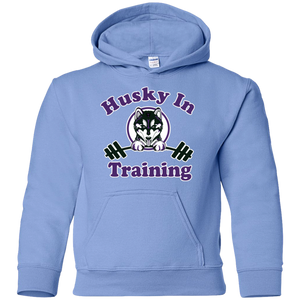 Husky in training G185B Gildan Youth Pullover Hoodie