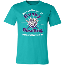 Load image into Gallery viewer, Bowling-white text 3001C Unisex Jersey Short-Sleeve T-Shirt