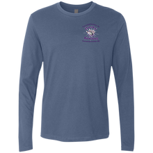Load image into Gallery viewer, Bowling-purple text NL3601 Next Level Men's Premium LS