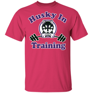 Husky in training G500B Gildan Youth 5.3 oz 100% Cotton T-Shirt