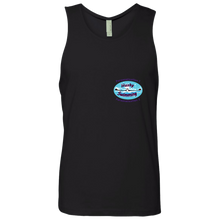 Load image into Gallery viewer, Swimming-purple_text NL3633 Next Level Men's Cotton Tank