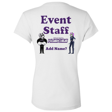 B6005 Bella + Canvas Ladies' Jersey V-Neck T-Shirt event