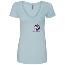 Load image into Gallery viewer, NL6640 Next Level Ladies&#39; Deep V-Neck T-Shirt