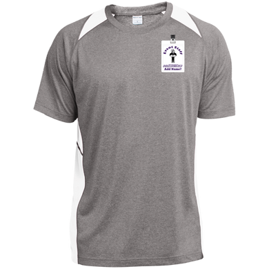 ST361 Sport-Tek Heather Colorblock Poly T-Shirt event