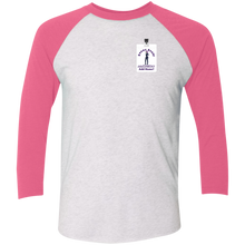 Load image into Gallery viewer, NL6051 Next Level Tri-Blend 3/4 Sleeve Baseball Raglan T-Shirt event