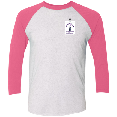 NL6051 Next Level Tri-Blend 3/4 Sleeve Baseball Raglan T-Shirt event