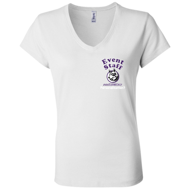 B6005 Bella + Canvas Ladies' Jersey V-Neck T-Shirt event