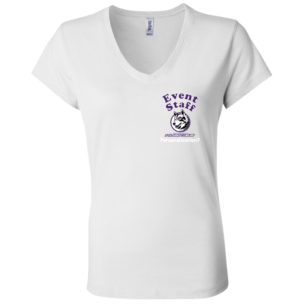 B6005 Bella + Canvas Ladies' Jersey V-Neck T-Shirt event