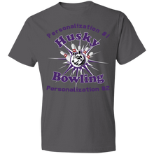 Load image into Gallery viewer, Bowling-purple text 980 Lightweight T-Shirt 4.5 oz