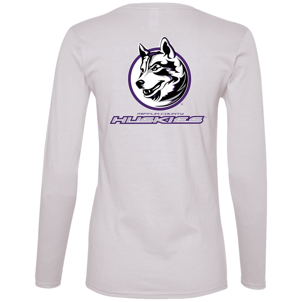 884L Anvil Ladies' Lightweight LS T-Shirt