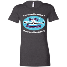 Load image into Gallery viewer, Swimming-white_text 6004 Ladies' Favorite T-Shirt