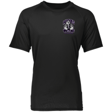 Load image into Gallery viewer, Wrestling-Purple-text 2790 Augusta Raglan Sleeve Wicking Shirt