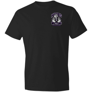 Wrestling-Purple-text 980 Anvil Lightweight T-Shirt 4.5 oz