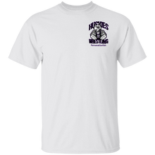 Load image into Gallery viewer, Wrestling-Purple-text G500 Gildan 5.3 oz. T-Shirt