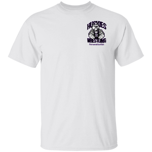 Wrestling-Purple-text G500 Gildan 5.3 oz. T-Shirt