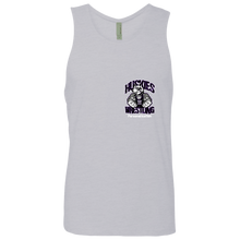 Load image into Gallery viewer, Wrestling-White-text NL3633 Next Level Men's Cotton Tank