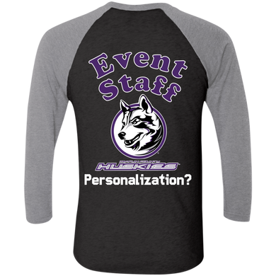 NL6051 Next Level Tri-Blend 3/4 Sleeve Baseball Raglan T-Shirt event