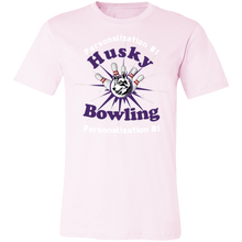 Load image into Gallery viewer, Bowling-white text 3001C Unisex Jersey Short-Sleeve T-Shirt