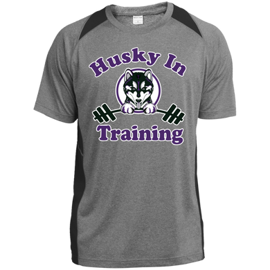 Husky in training YST361 Sport-Tek Youth Colorblock Performance T-Shirt