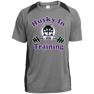 Husky in training YST361 Sport-Tek Youth Colorblock Performance T-Shirt