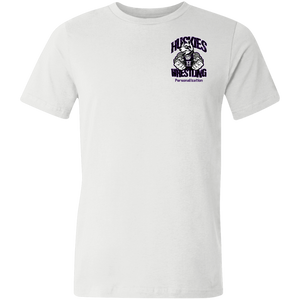 Wrestling-Purple-text 3001U Bella + Canvas Unisex Made in the USA Jersey Short-Sleeve T-Shirt