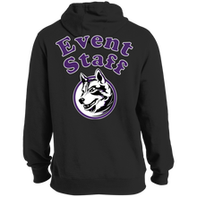 Load image into Gallery viewer, Event_Staff-white-personalize_no_husky_text TST254 Sport-Tek Tall Pullover Hoodie