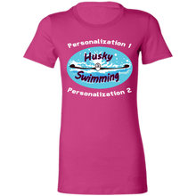 Load image into Gallery viewer, Swimming-white_text 6004 Ladies' Favorite T-Shirt