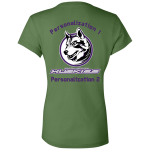 B6005 Bella + Canvas Ladies' Jersey V-Neck T-Shirt
