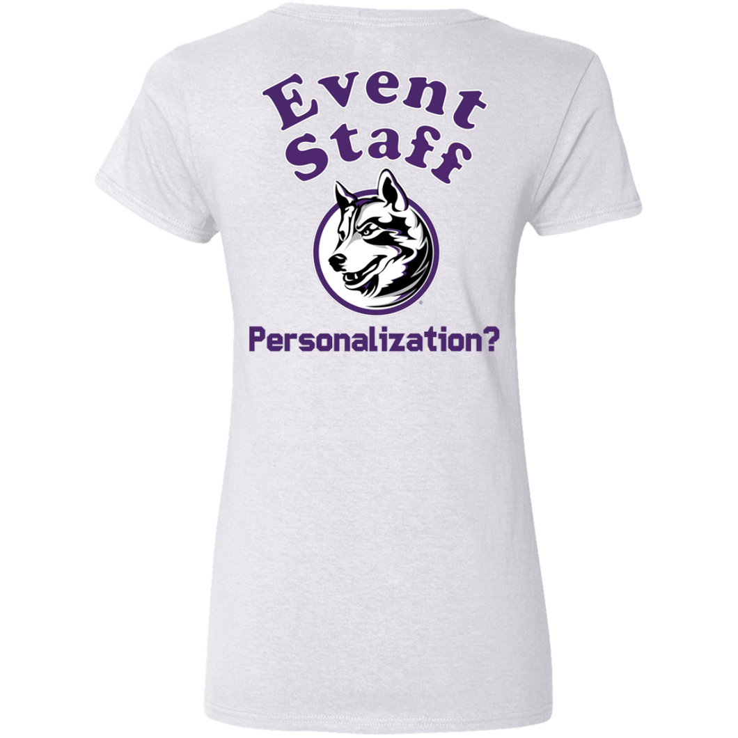 G500VL Gildan Ladies' 5.3 oz. V-Neck T-Shirt event