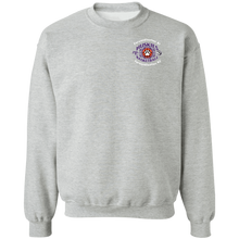 Load image into Gallery viewer, Basketball-white text G180 Gildan Crewneck Pullover Sweatshirt  8 oz.