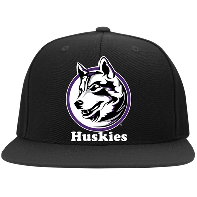 Logo_dark_hat STC19 Sport-Tek Flat Bill High-Profile Snapback Hat