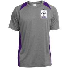 Load image into Gallery viewer, ST361 Sport-Tek Heather Colorblock Poly T-Shirt event