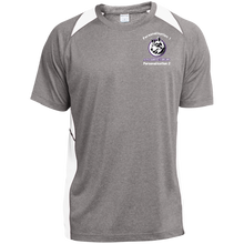 Load image into Gallery viewer, ST361 Sport-Tek Heather Colorblock Poly T-Shirt