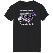 Load image into Gallery viewer, Track-white text G500L Ladies' 5.3 oz. T-Shirt