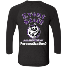 Load image into Gallery viewer, NL6051 Next Level Tri-Blend 3/4 Sleeve Baseball Raglan T-Shirt event