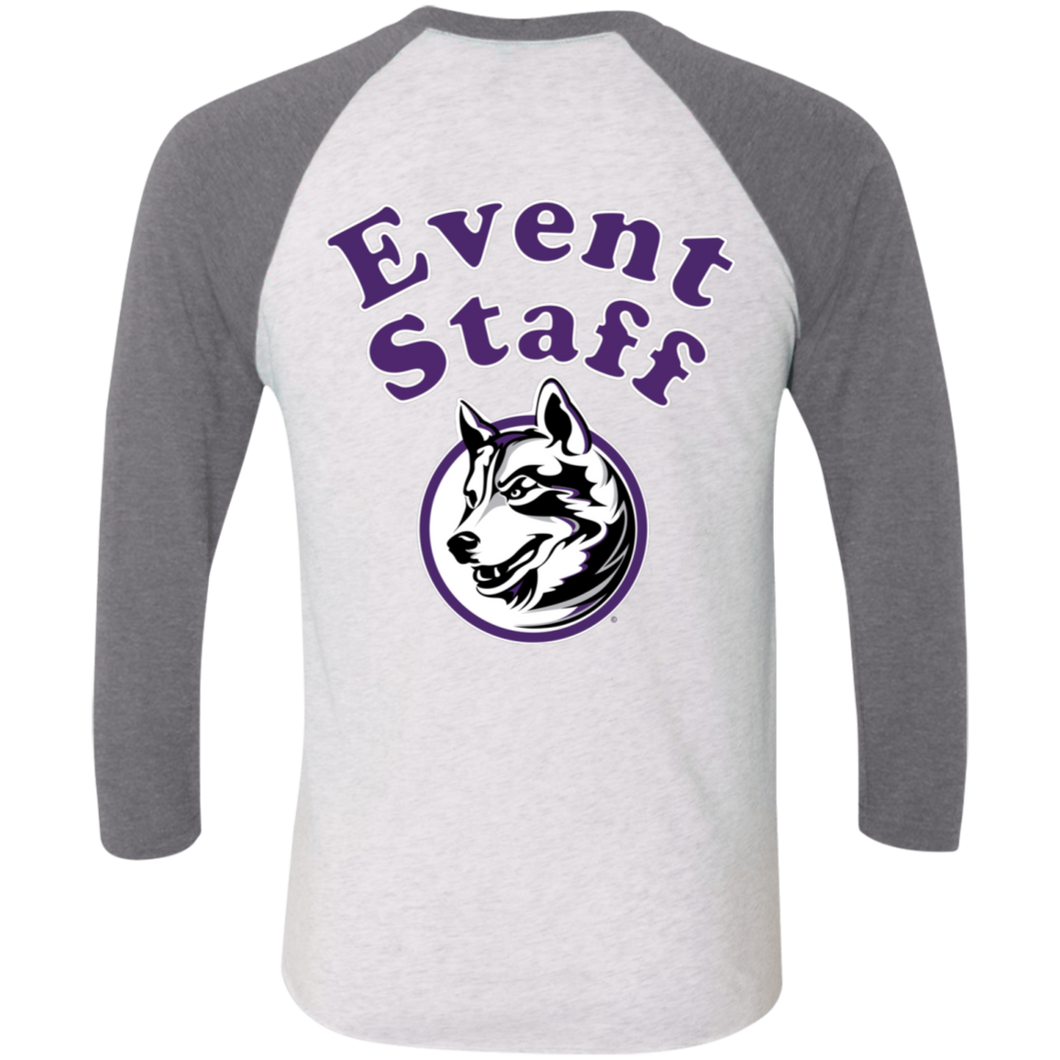 NL6051 Next Level Tri-Blend 3/4 Sleeve Baseball Raglan T-Shirt event