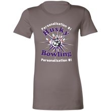 Load image into Gallery viewer, Bowling-white text 6004 Ladies' Favorite T-Shirt
