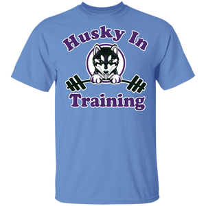 Husky in training G500B Gildan Youth 5.3 oz 100% Cotton T-Shirt