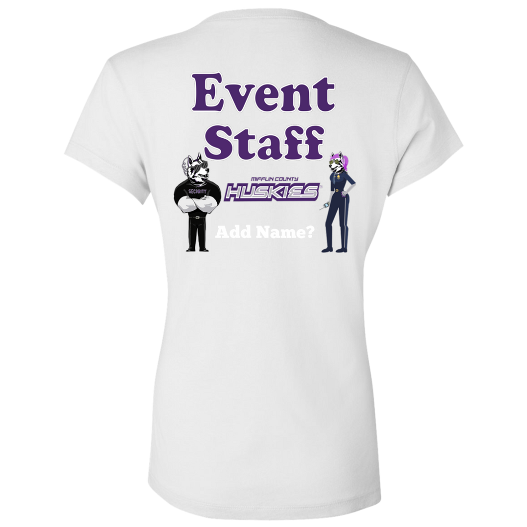 B6005 Bella + Canvas Ladies' Jersey V-Neck T-Shirt event