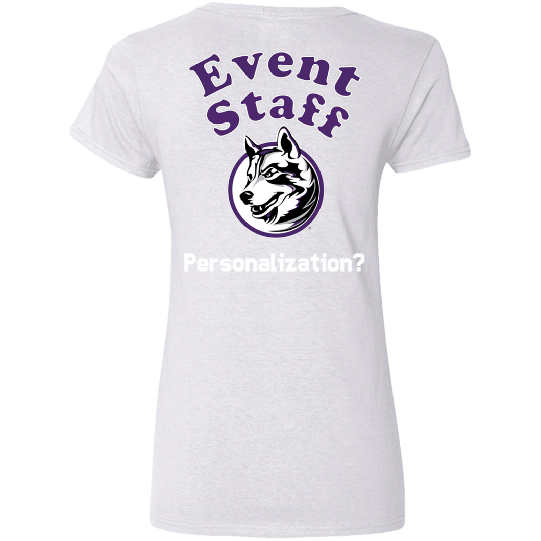 G500VL Gildan Ladies' 5.3 oz. V-Neck T-Shirt event