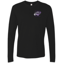 Load image into Gallery viewer, Track-purple text NL3601 Next Level Men's Premium LS