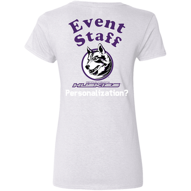 G500VL Gildan Ladies' 5.3 oz. V-Neck T-Shirt event