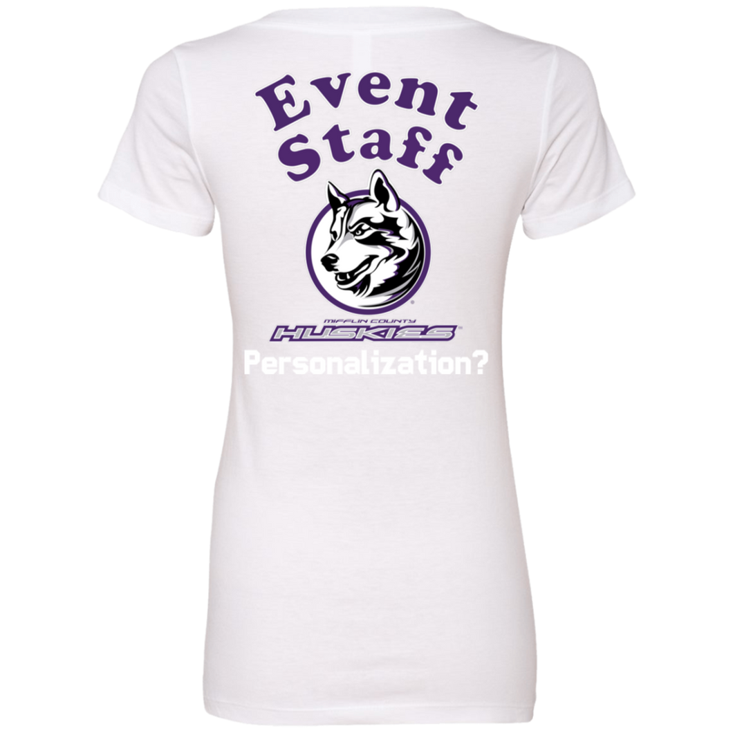 NL6640 Next Level Ladies' Deep V-Neck T-Shirt event