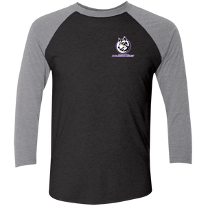 NL6051 Next Level Tri-Blend 3/4 Sleeve Baseball Raglan T-Shirt