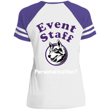 Load image into Gallery viewer, DM476 District Ladies&#39; Game V-Neck T-Shirt event