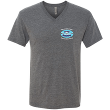 Load image into Gallery viewer, Swimming-white_text NL6040 Next Level Men's Triblend V-Neck T-Shirt