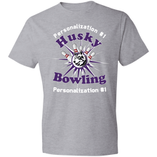 Load image into Gallery viewer, Bowling-white text 980 Lightweight T-Shirt 4.5 oz