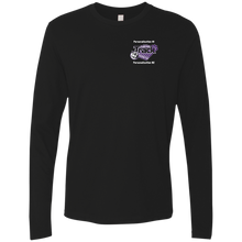 Load image into Gallery viewer, Track-white text NL3601 Next Level Men's Premium LS