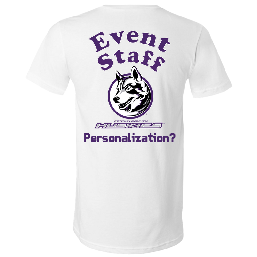 3005 Bella + Canvas Unisex Jersey SS V-Neck T-Shirt event